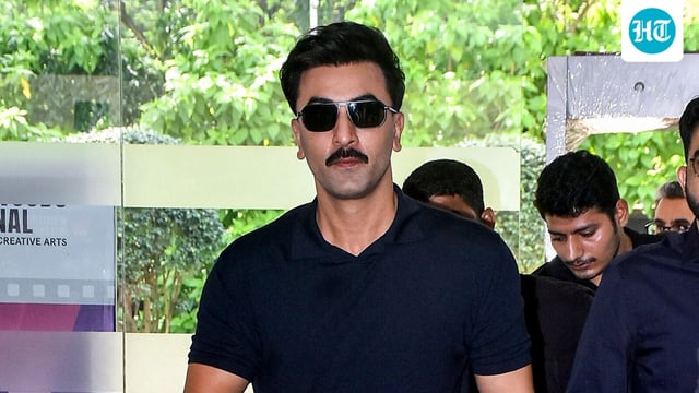 Ranbir Kapoor during an event in tribute to late filmmakers Raj Kapoor and Guru Dutt as part the Celebrate Cinema 2025 being held at Whistling Woods. (PTI Photo) (PTI10_09_2025_000260A)