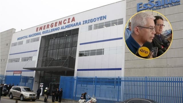 Personal médico en el hospital Almenara brindó declaraciones sobre la situación de internos en el centro médico.