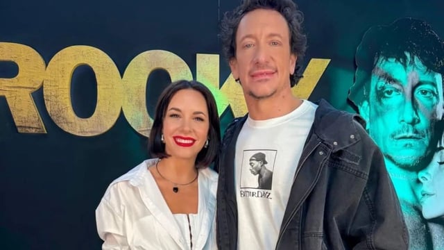 Nico Vázquez junto a su compañera de elenco de Rocky