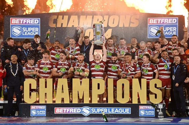 Wigan Warriors were crowned Super League champions in 2014 (Photo: Getty)