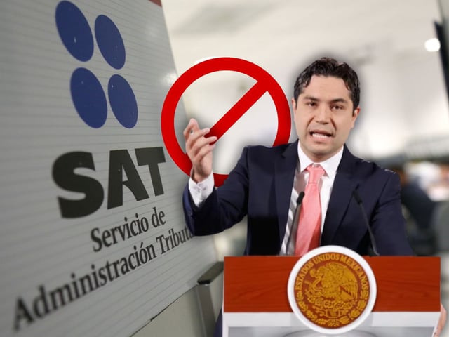 El titular del SAT, Antonio Martínez Dagnino, expuso que las acciones buscan poner un “piso parejo” en el pago de las contribuciones. | Crédito: El Universal/Banco digital GH