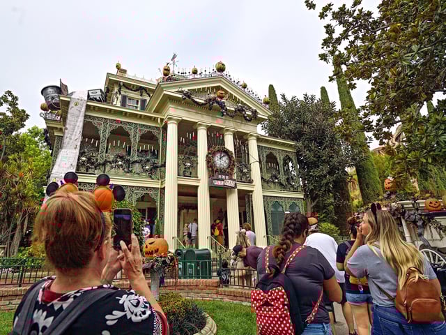 Haunted Mansion Holiday during Halloween Time at Disneyland in Anaheim, CA, on Friday, September 3, 2021. (Photo by Jeff Gritchen/MediaNews Group/Orange County Register via Getty Images)