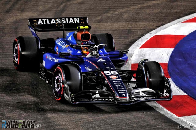 Carlos Sainz Jnr, Williams, Singapore, 2025