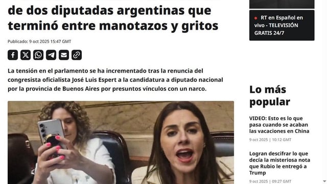 Caputra de pantalla de la publicación. 