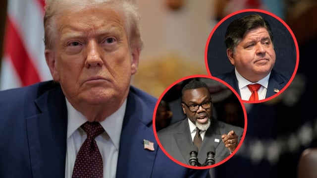 Trump pide encarcelar a alcalde y gobernador de Illinois por oponerse a tropas federales y operaciones antimigrantes