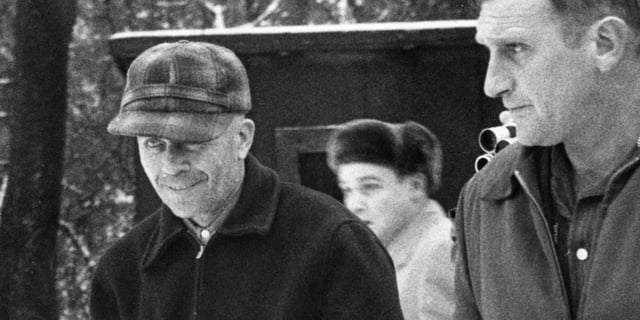 Ed Gein, left, after he was arrested in 1957.