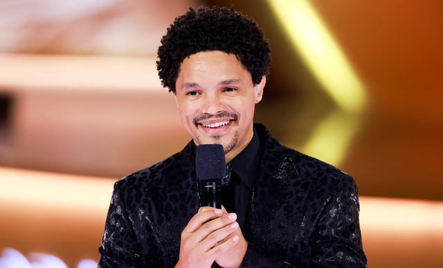 LOS ANGELES - FEBRUARY 4:  Trevor Noah hosts The 66th Annual Grammy Awards, airing live from Crypto.com Arena in Los Angeles, California, Sunday, Feb. 4 (8:00-11:30 PM, live ET/5:00-8:30 PM, live PT) on the CBS Television Network. (Photo by Sonja Flemming/CBS via Getty Images) *** Local Caption *** Trevor Noah