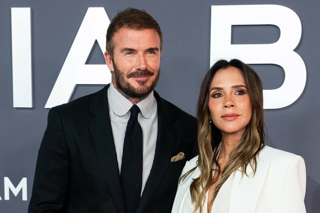 Victoria und David Beckham auf der Filmpremiere ihrer Netflix-Serie „Victoria Beckham” in London am 8. Oktober 2025.