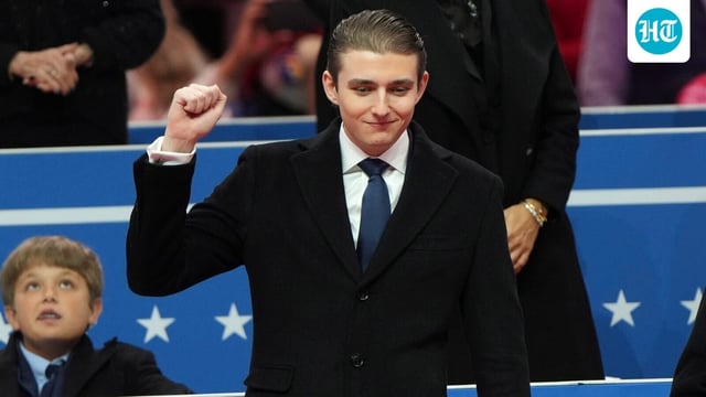 Barron Trump is the son of US President Donald Trump and First Lady Melania Trump.