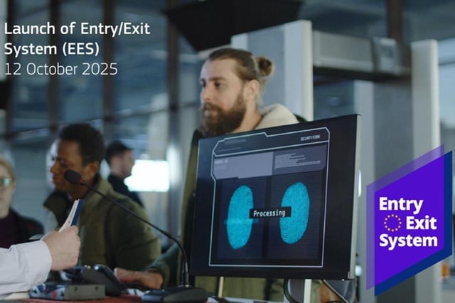 Europe’s new Entry/Exit System (EES) starts October 12, replacing passport stamps with facial and fingerprint scans for all non-EU visitors. Here’s what to expect