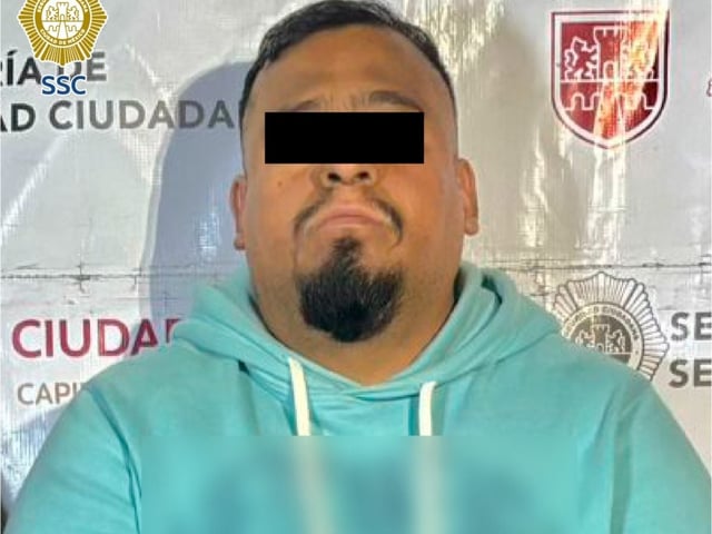 Detenido 'El Gordo' en CDMX.