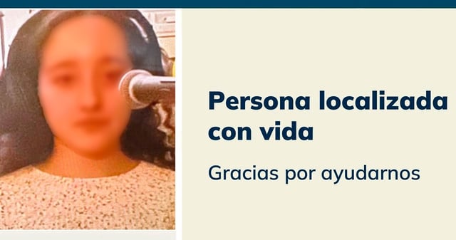 María Isabella, menor que fue hallada con vida tras reportarse su desaparición en septiembre. Foto: FGJ-CdMx