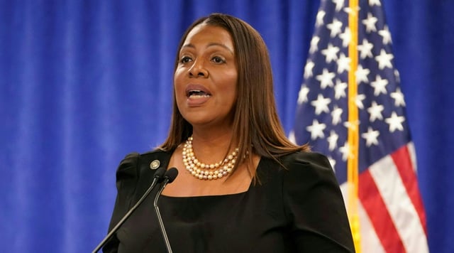 La procureure générale de l'Etat de New York Letitia James le 16 février 2024