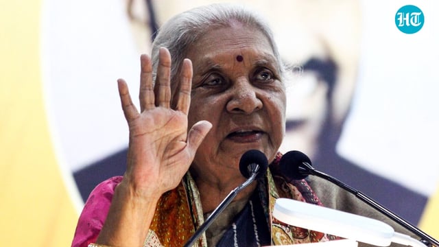 Uttar Pradesh Governor Anandiben Patel cautions against live-in relationship