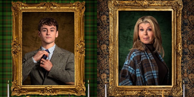 The Celebrity Traitors: Tom Daley is silently at war with Kate Garraway. (BBC)