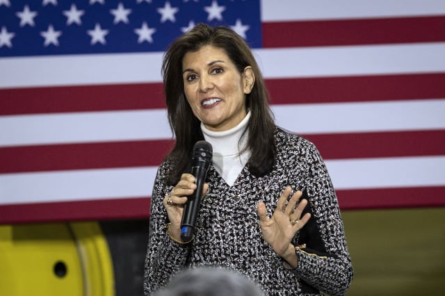 2024 presidential hopeful Nikki Haley