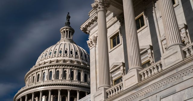 The Capitol Dome and the West Front of the House of Representatives in Washington, D.C. (J. Scott Applewhite - File / AP)