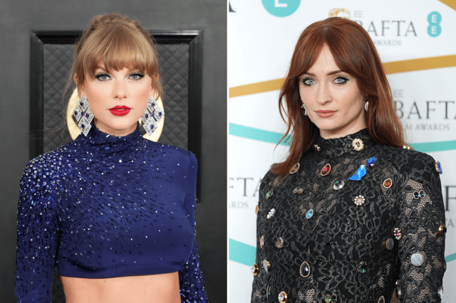 Taylor Swift (left), Sophie Turner, 2023