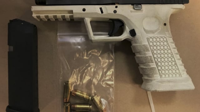 FILE - This image provided by U.S. Attorney's Office for the Eastern District of New York, shows a ghost gun seized in undercover transactions in New York. On Monday, Jan. 1, 2023, gun rights groups filed a federal lawsuit challenging Colorado's ban on so-called ghost guns. (U.S. Attorney's Office for the Eastern District of New York via AP, File)