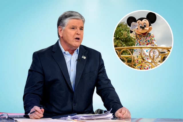 Sean Hannity (left), Disneyland Florida