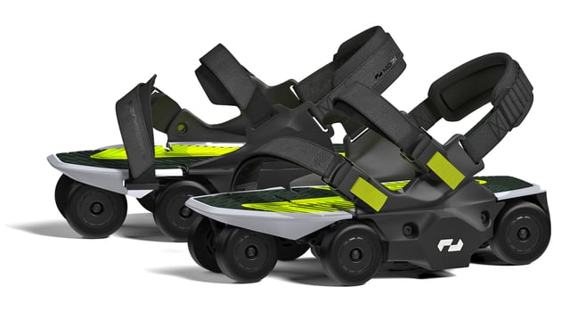 The Moonwalkers robotic shoes.