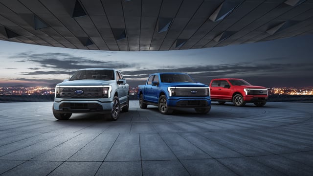Ford said it would adjust the prices of its 2024 model year F-150 Lightning electric vehicles by as much as 10,000.
