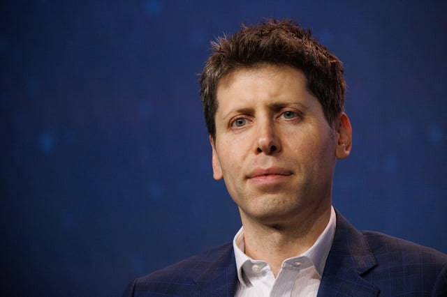 Sam Altman, chief executive officer of OpenAI, at the Hope Global Forums annual meeting in Atlanta, Georgia, US, on Monday, Dec. 11, 2023. The meeting includes over 5,200 delegates representing 40 countries aiming to reimagine the global economy so the benefits and opportunities of free enterprise are extended to everyone.