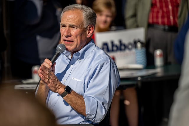 greg abbott texas newspaper chaos