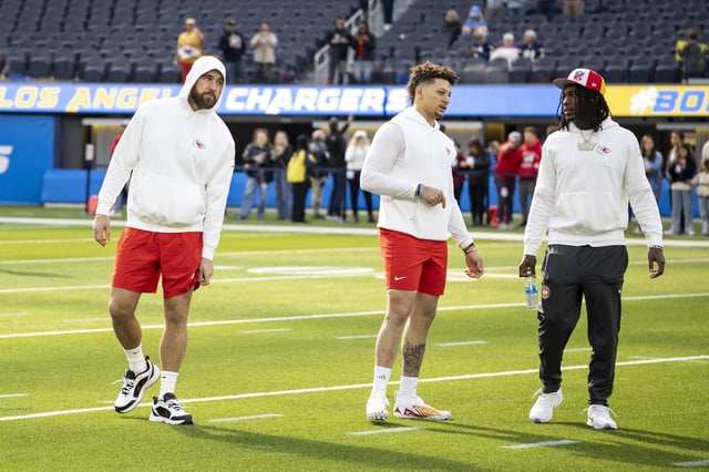 Travis Kelce Patrick Mahomes