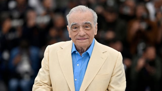 US director Martin Scorsese poses during a photocall for the film "Killers of the Flower Moon" at the 76th edition of the Cannes Film Festival in Cannes, southern France, on May 21, 2023.