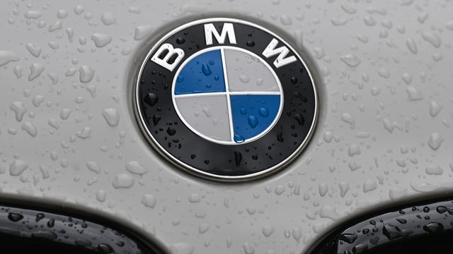 The BMW logo.