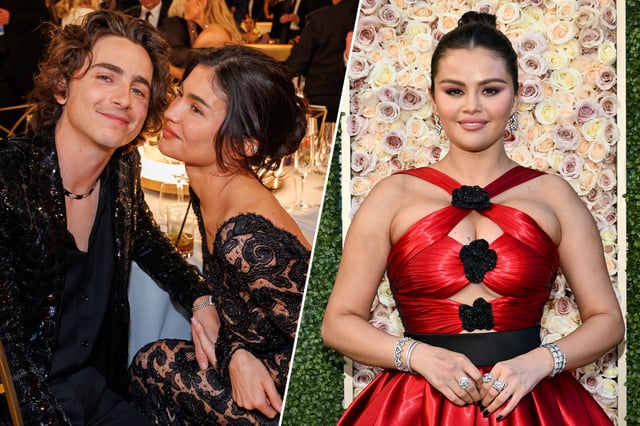 Timothée Chalamet, Kylie Jenner, and Selena Gomez