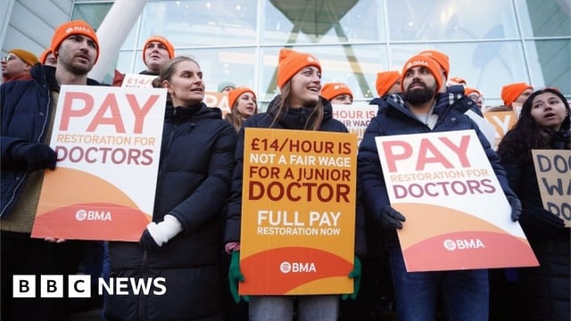 Striking junior doctors