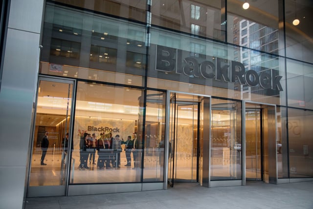 BlackRock headquarters at 50 Hudson Yards in New York.