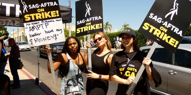 hollywood artificial intelligence AI Strike generative ai llm SAG-AFTRA