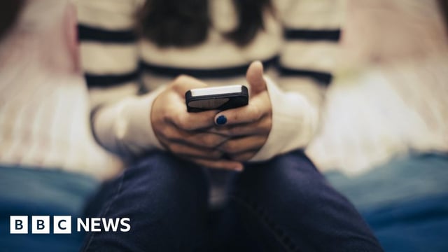 Girl using mobile phone