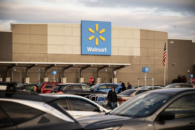 A Walmart store on Black Friday in Secaucus, N.J. on Nov. 24, 2023. 