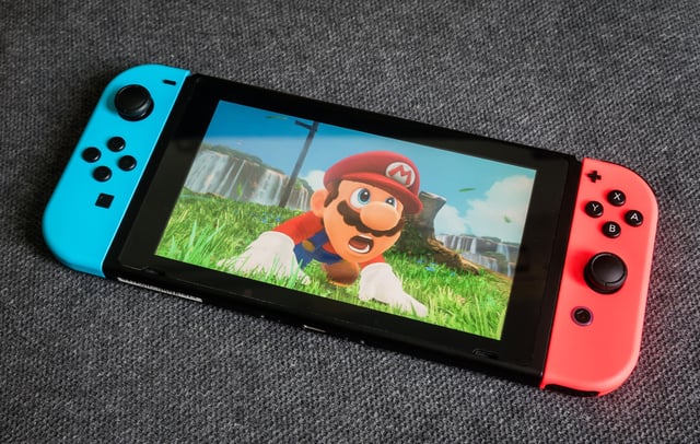 Super Mario Odyssey on the Nintendo Switch. CREDIT: Alamy