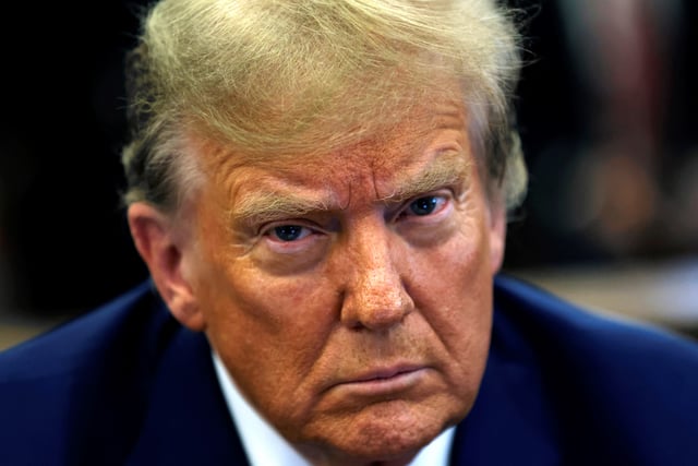 Former president Donald Trump