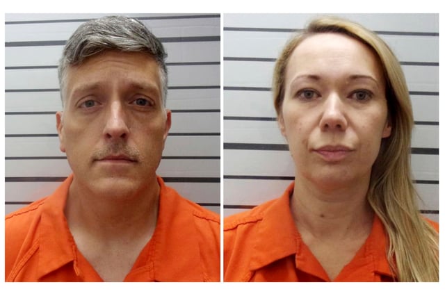 on Hallford, left, and Carie Hallford, the owners of Return to Nature Funeral Home, a Colorado funeral home where 190 decaying bodies were found.
