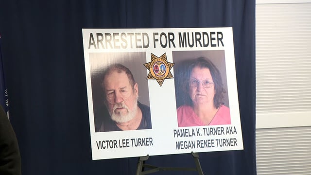Victor Lee Turner, left, and Megan Turner, right.
