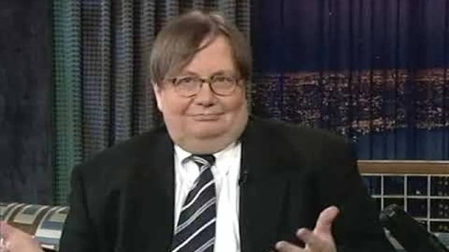 Tom Shales on "Late Night with Conan O'Brien." (NBC)