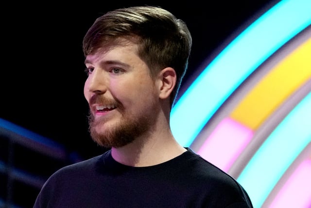 MrBeast during the Nickelodeon's Kids' Choice Awards 2022 in Santa Monica, Calif., on April 9, 2022. 