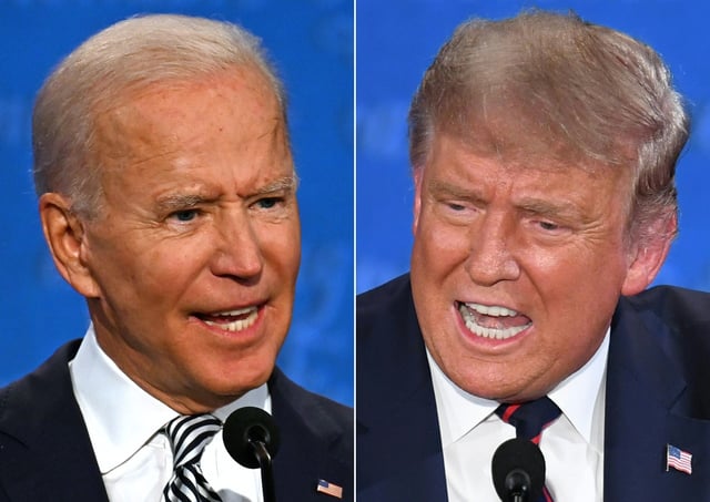 Donald Trump and Joe Biden