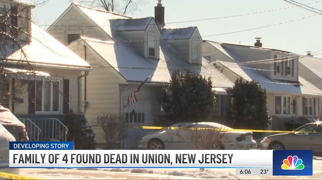 A Union, NJ family was found in a suspected murder-suicide.