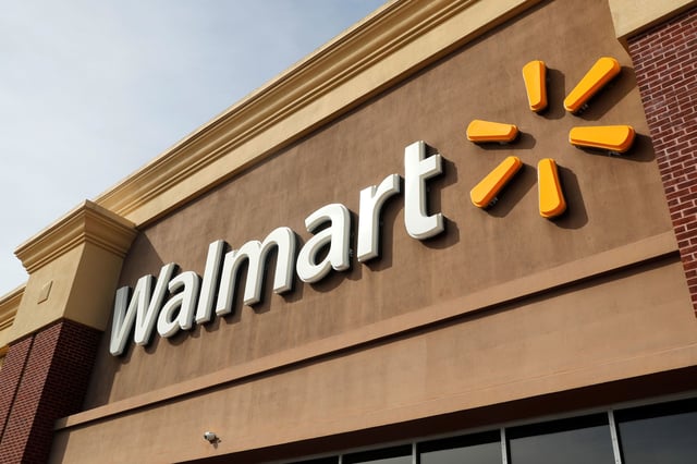 The exterior of a Walmart department store is pictured where the Moderna coronavirus disease (COVID-19) vaccine is available as Walmart and other major U.S. pharmacies take part in the Federal Retail Pharmacy Program, to increase vaccinations in the U.S. in West Haven, Connecticut, U.S., February 17, 2021. REUTERS/Mike Segar