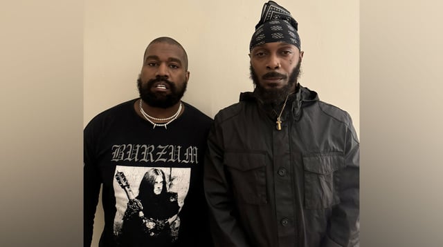 Kanye West in an X photo