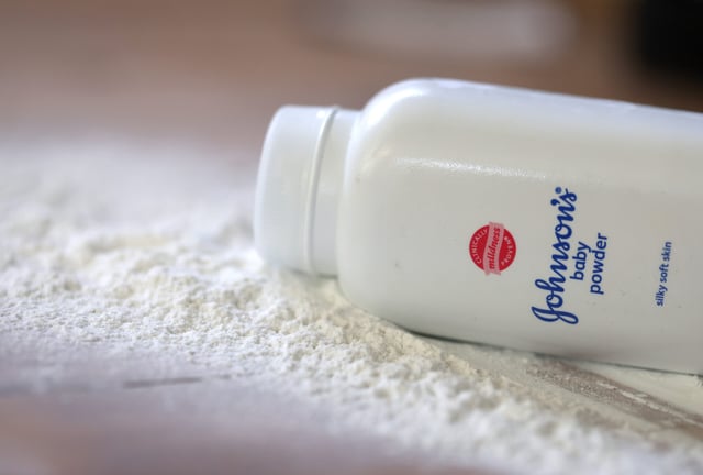 Johnson and Johnson baby powder