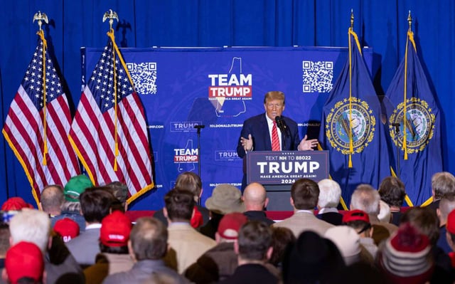 Donald Trump in New Hampshire