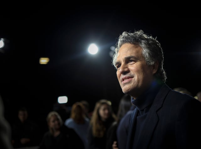 Mark Ruffalo attends the "Poor Things" UK Gala Screening at Barbican Centre on December 14, 2023 in London, England.